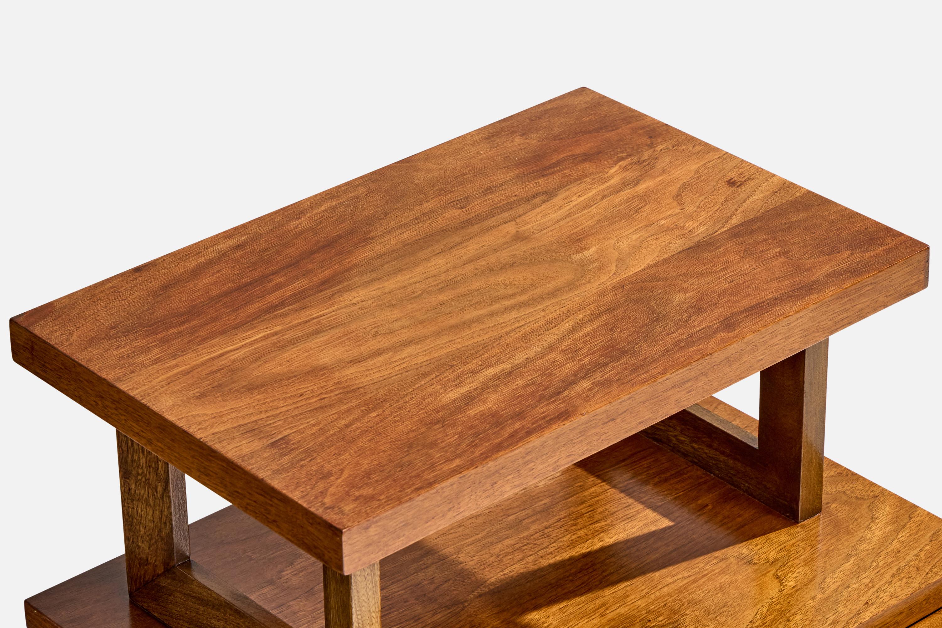 American of Martinsville, Mesillas de noche, Nogal, EE.UU., Años 50 Madera en venta