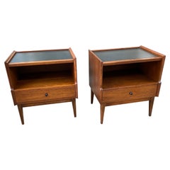 American of Martinsville Walnut Night stands