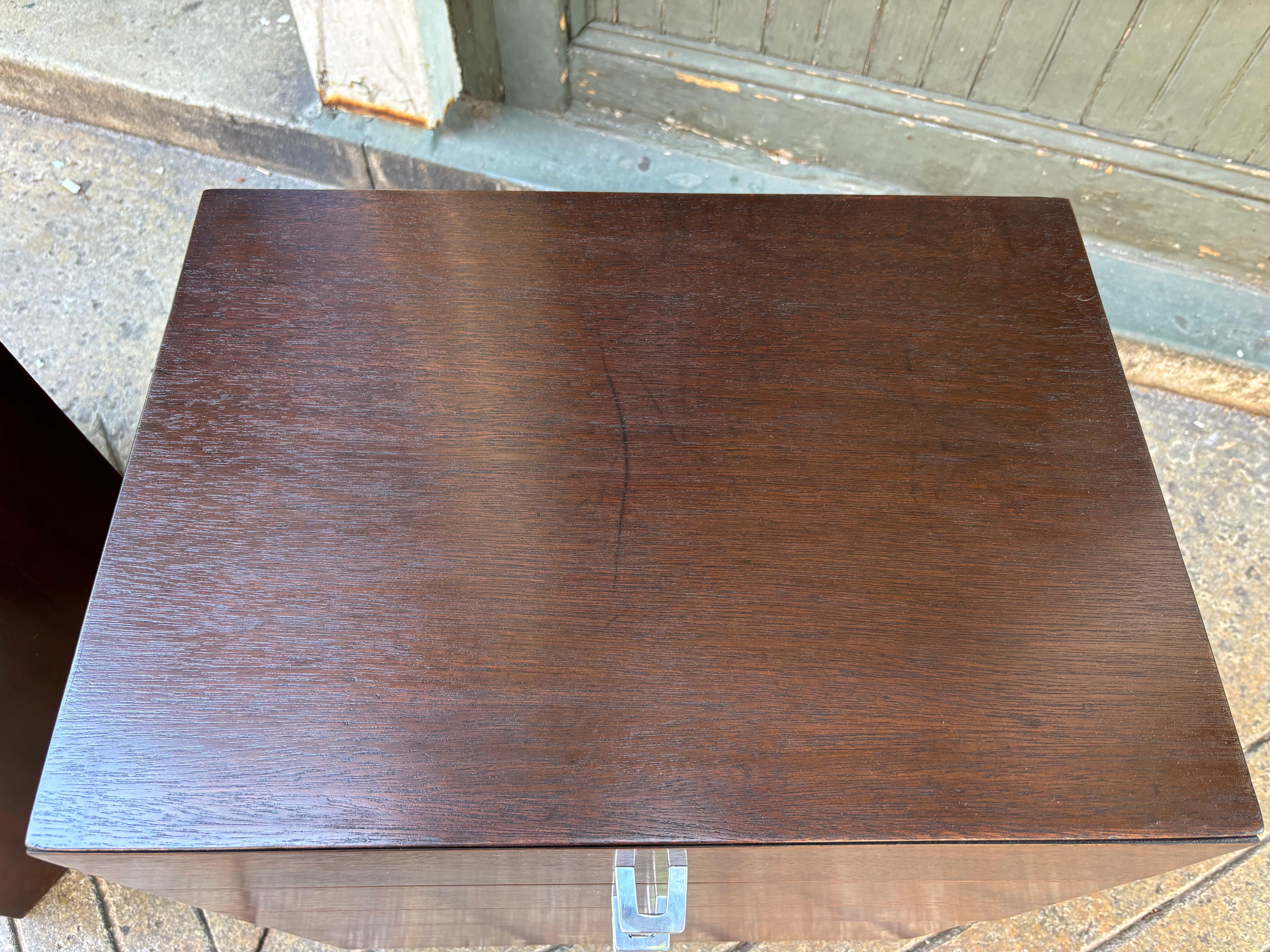American of Martinsville Walnut Nightstands 6