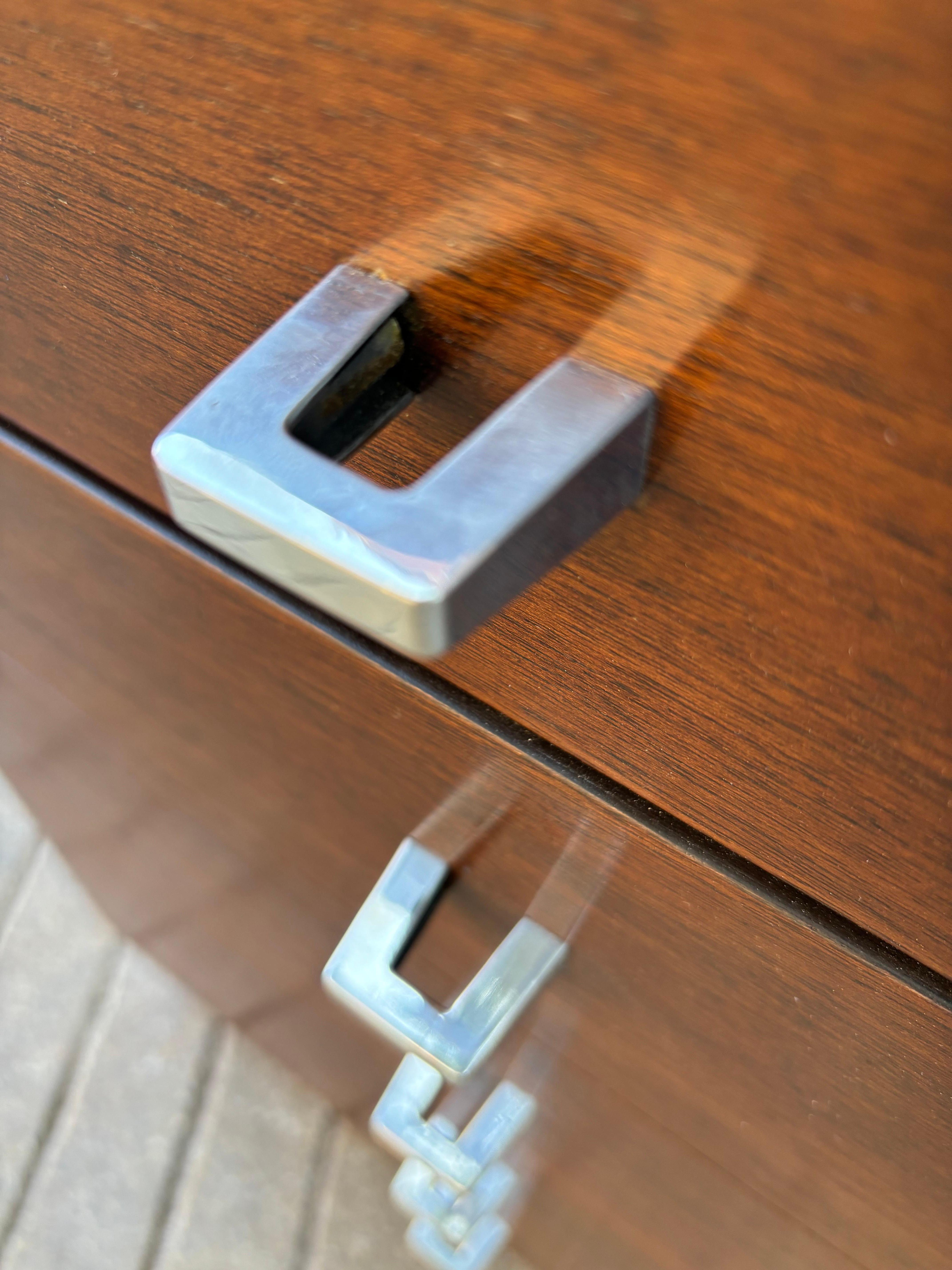 Mid-20th Century American of Martinsville Walnut Nightstands