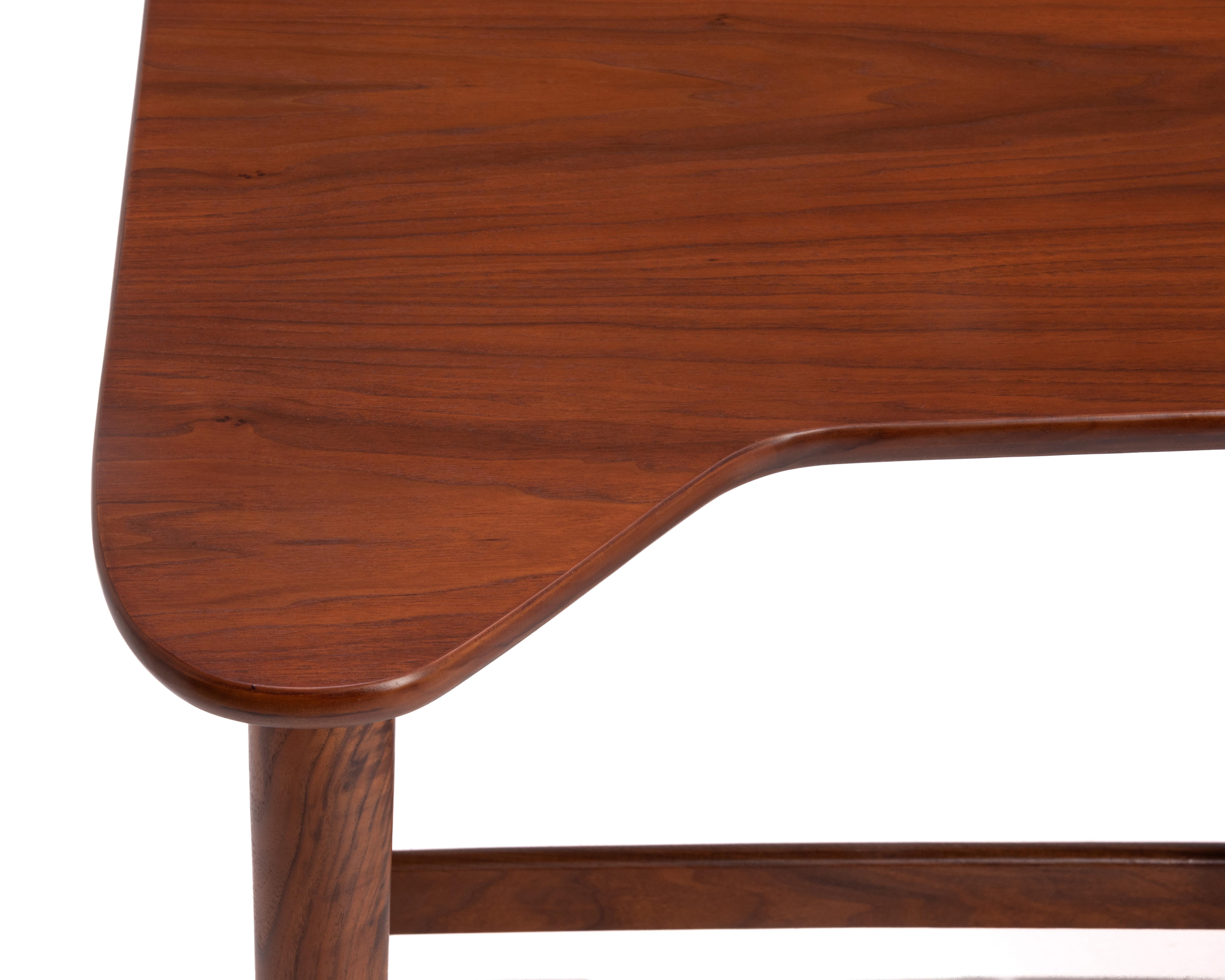 American of Martinsville Walnut Writing Desk Merton Gershun Mid Century Modern 5