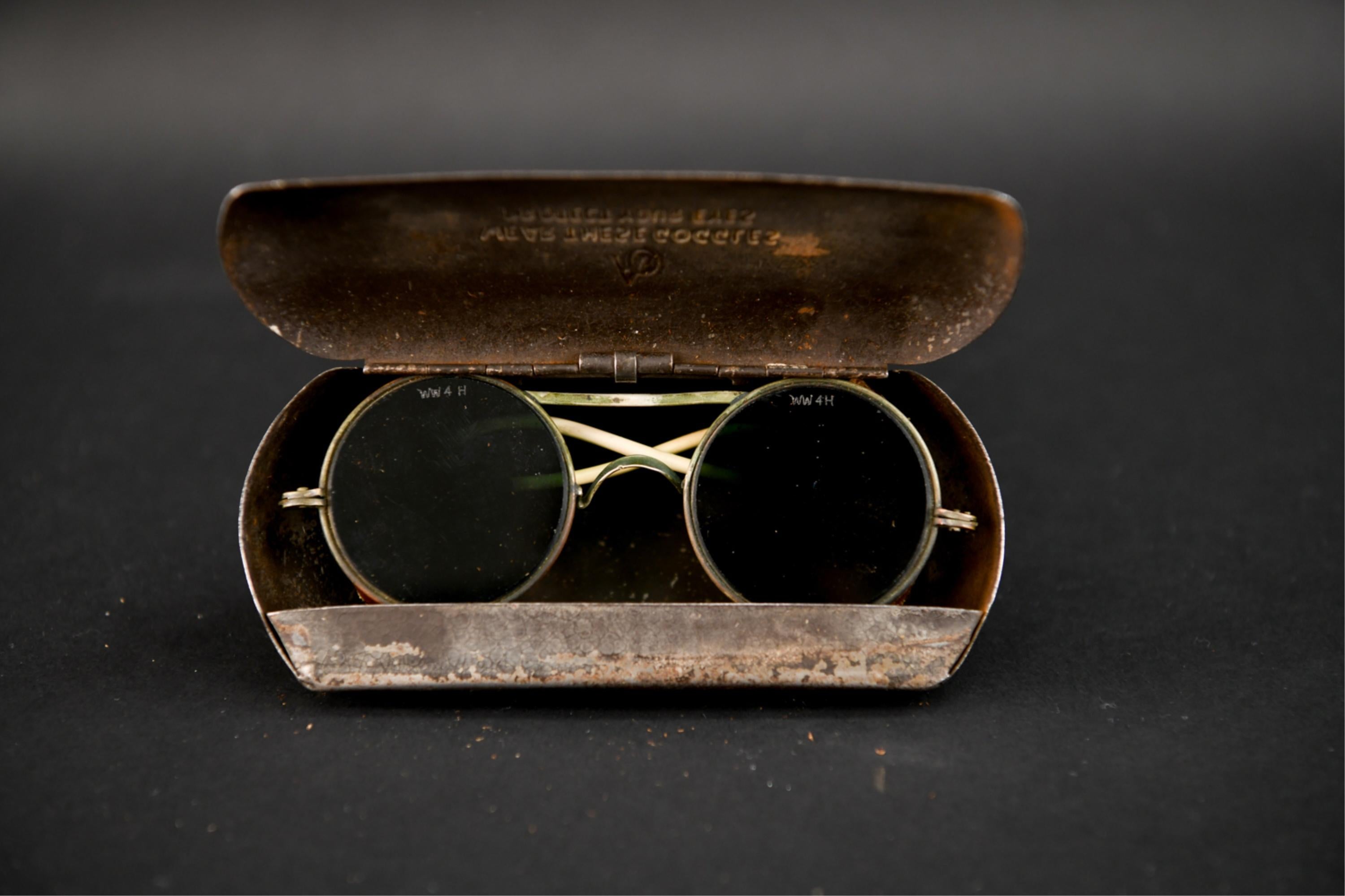 Metal American Optical Welding Safety Glasses