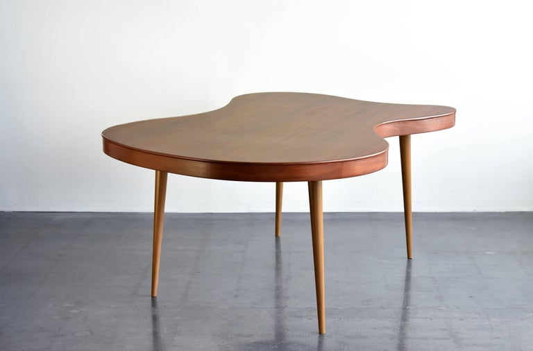 American Organic/Free-Form Dining Table Mahogany and Stained Mahogany ...