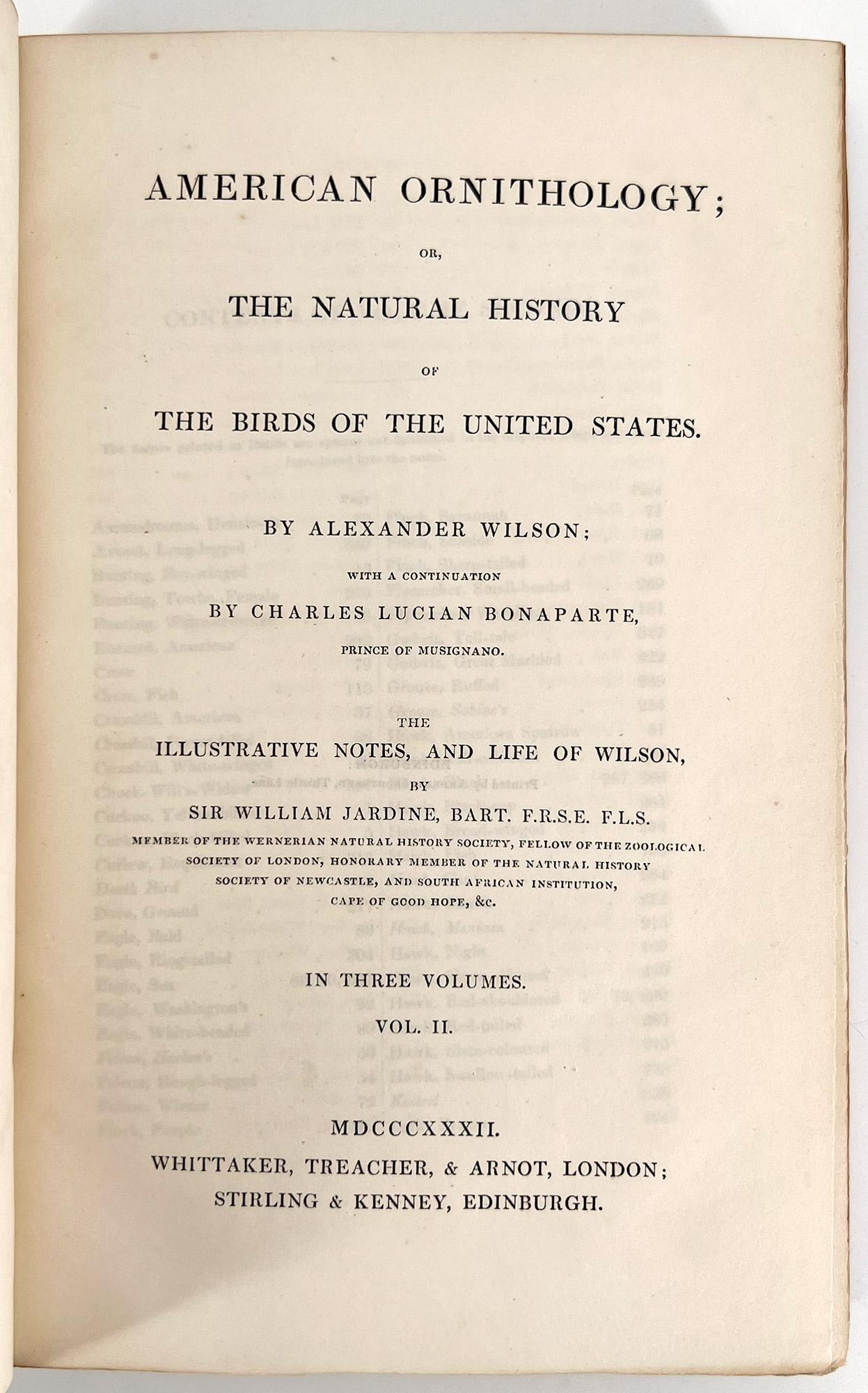 Ornithologie américaine ; ou l'histoire naturelle des oiseaux des États-Unis en vente 12
