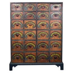 Wood Apothecary Cabinets