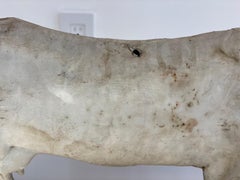 American Painted Copper Cow Weathervane by Cushing & White