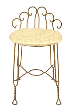 American Painted Iron Dressing Table