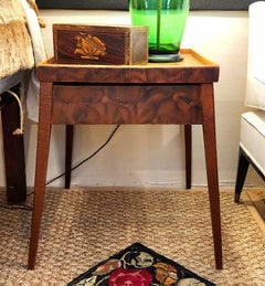 American Grain Painted Tray Top Tavern Table Circa 1800
