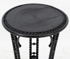 Amerikanischer Sockel aus bemaltem Wood & Komposition