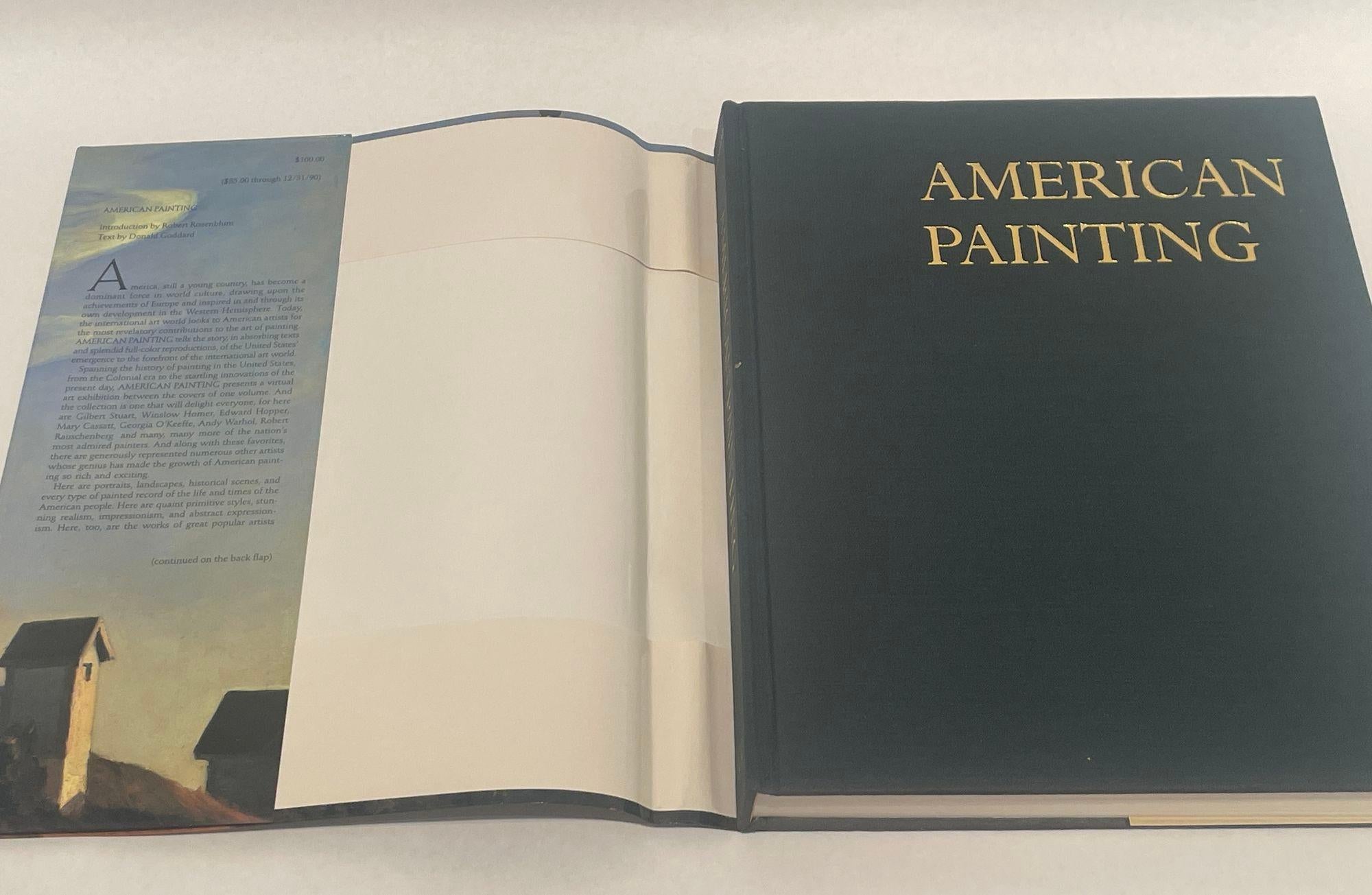 20th Century American Painting by Donald Goddard Hardcover Book 1990 For Sale