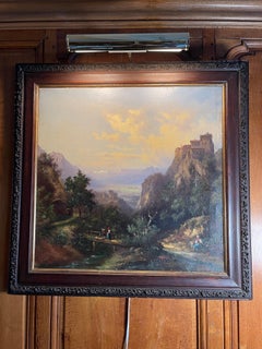 American Painting, Hudson River School, Oil on Canvas