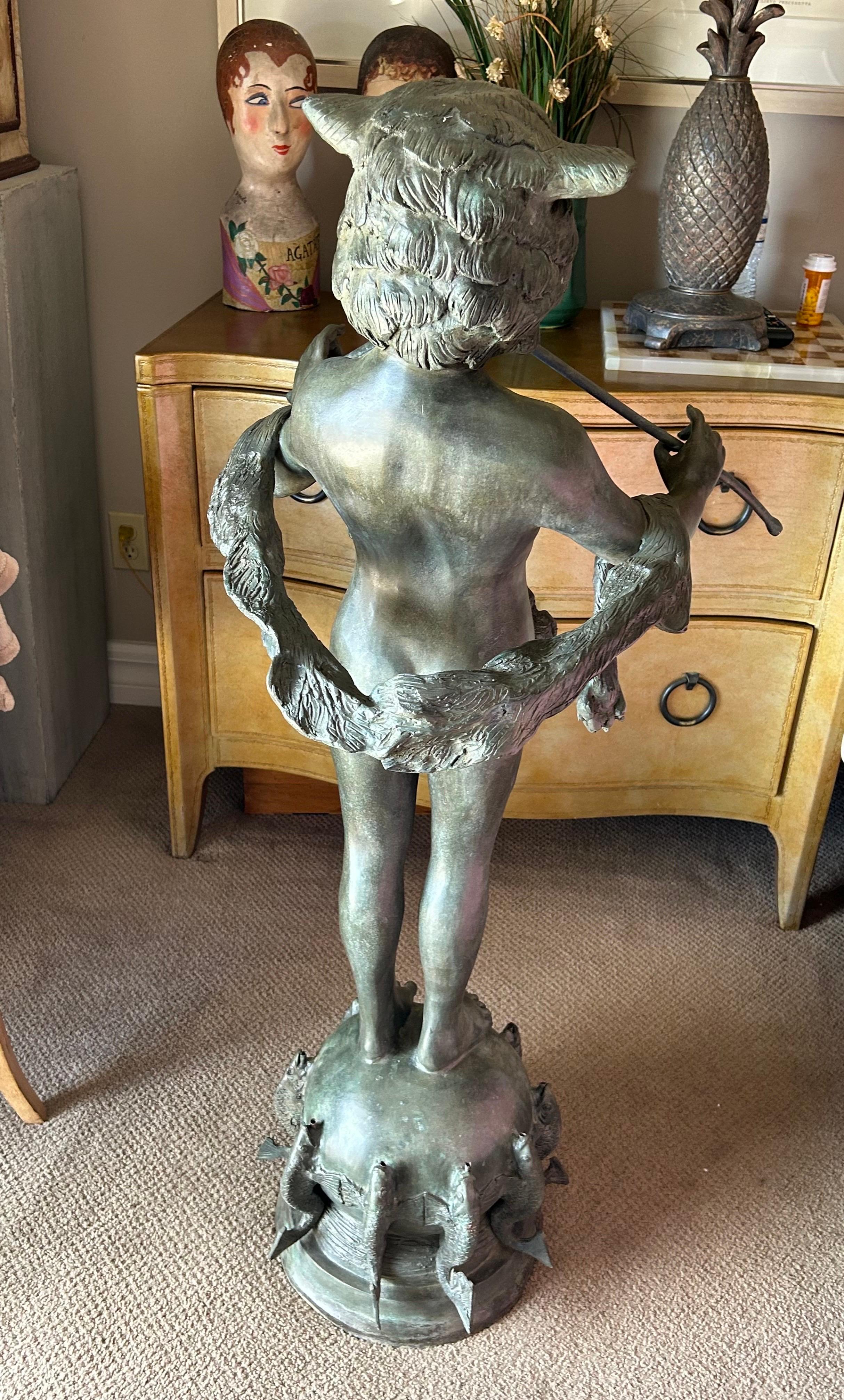 Début du 20ème siècle Américain  Fontaine en bronze de Rohallion en vente