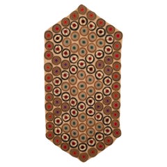 Antique American Penny Rug, 1930 / 40s