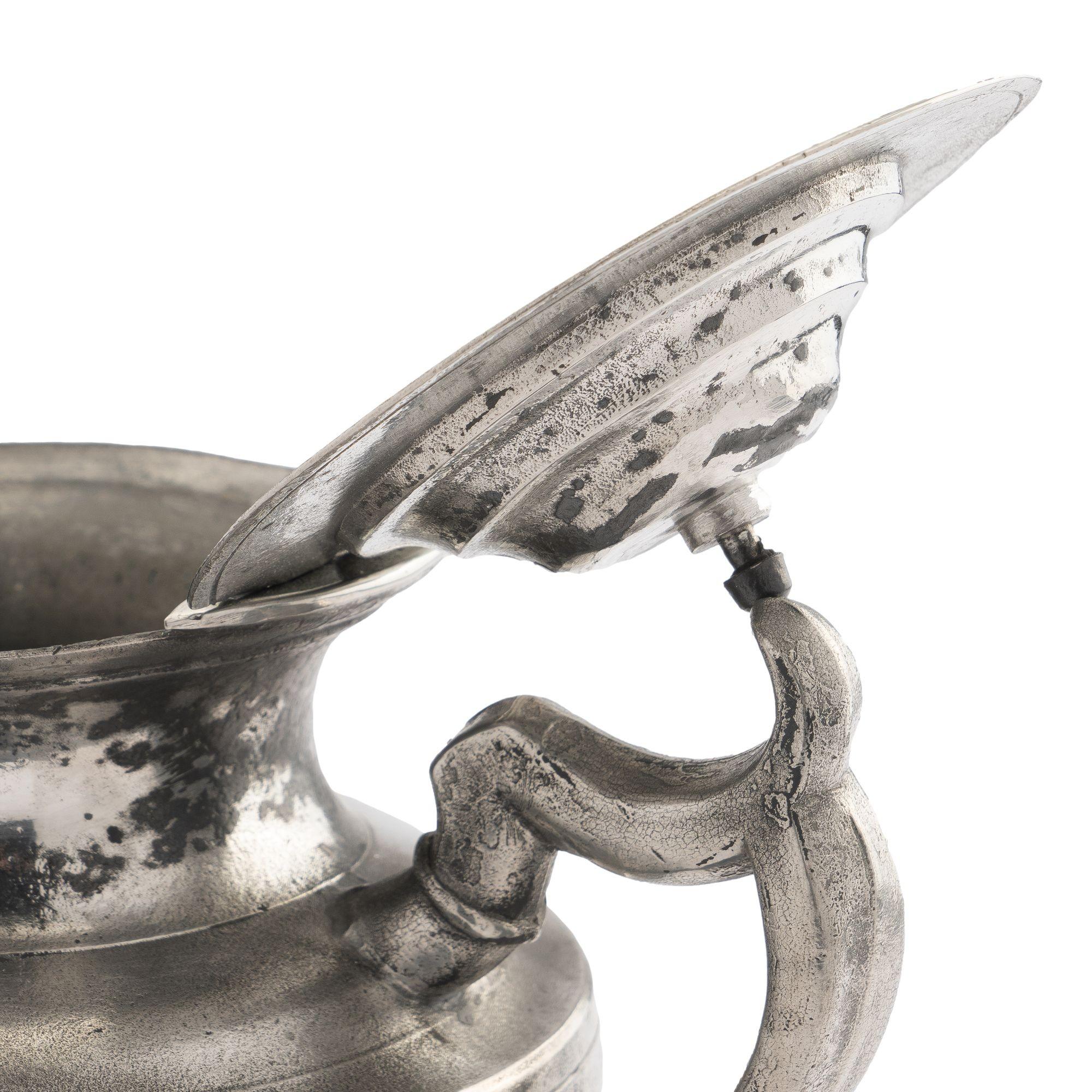 American Pewter Tea Pot, 1820 For Sale 8