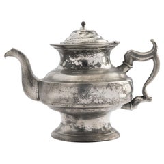 American Pewter Tea Pot, 1820