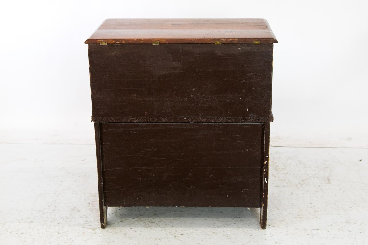 American Pine Lift Top Commode For Sale 1