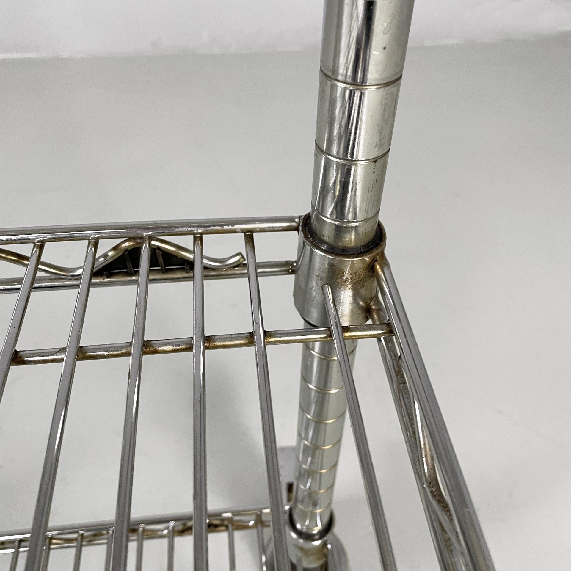 Chariot américain post-moderne en acier, années 1990 en vente 6