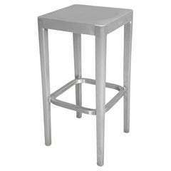 American post modern stool in aluminum by Philippe Starck for Emeco, 2000s