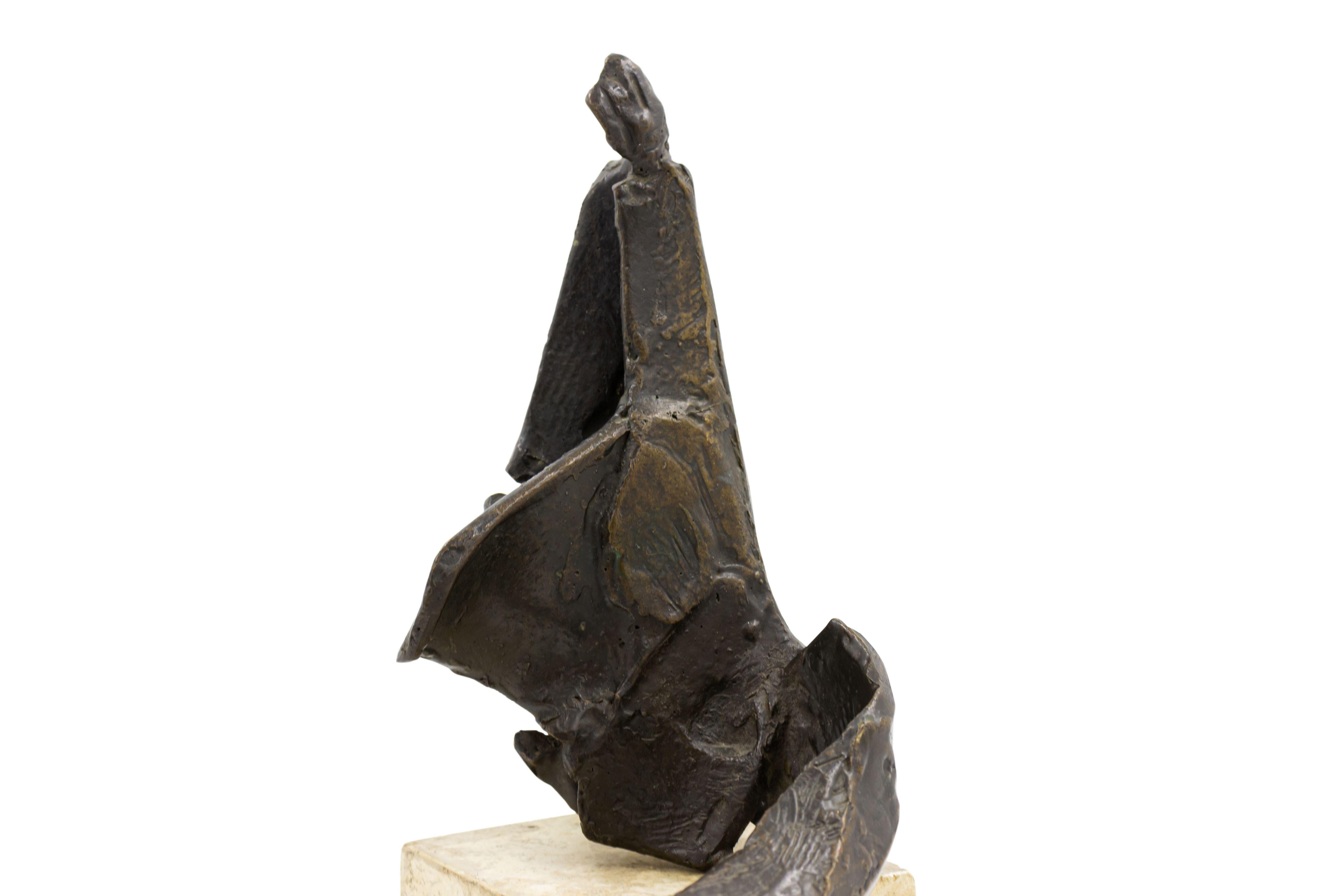 Sculpture américaine d'après-guerre en bronze abstrait en vente 3