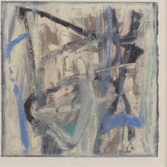 Peinture à l'huile abstraite américaine d'après-guerre