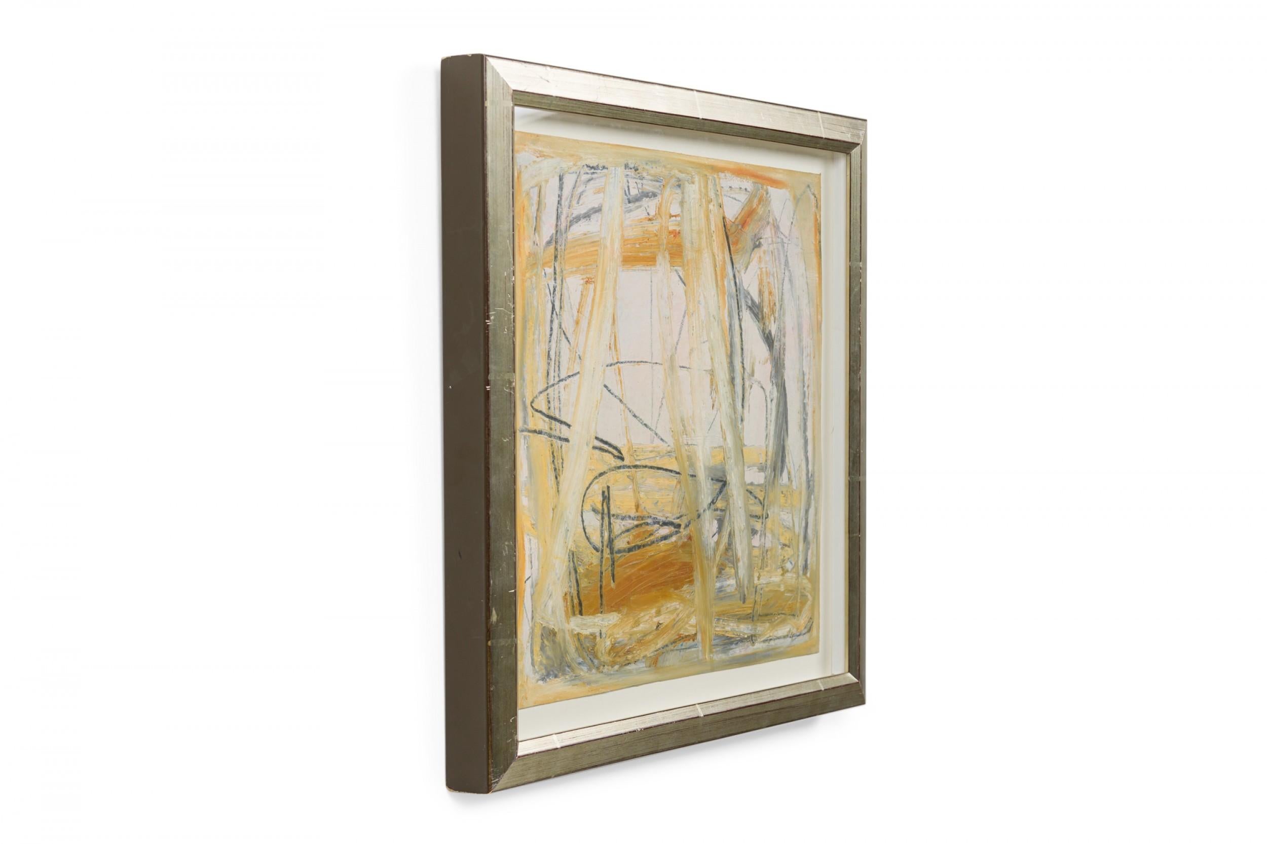 Moderne Peinture à l'huile abstraite américaine d'après-guerre en vente