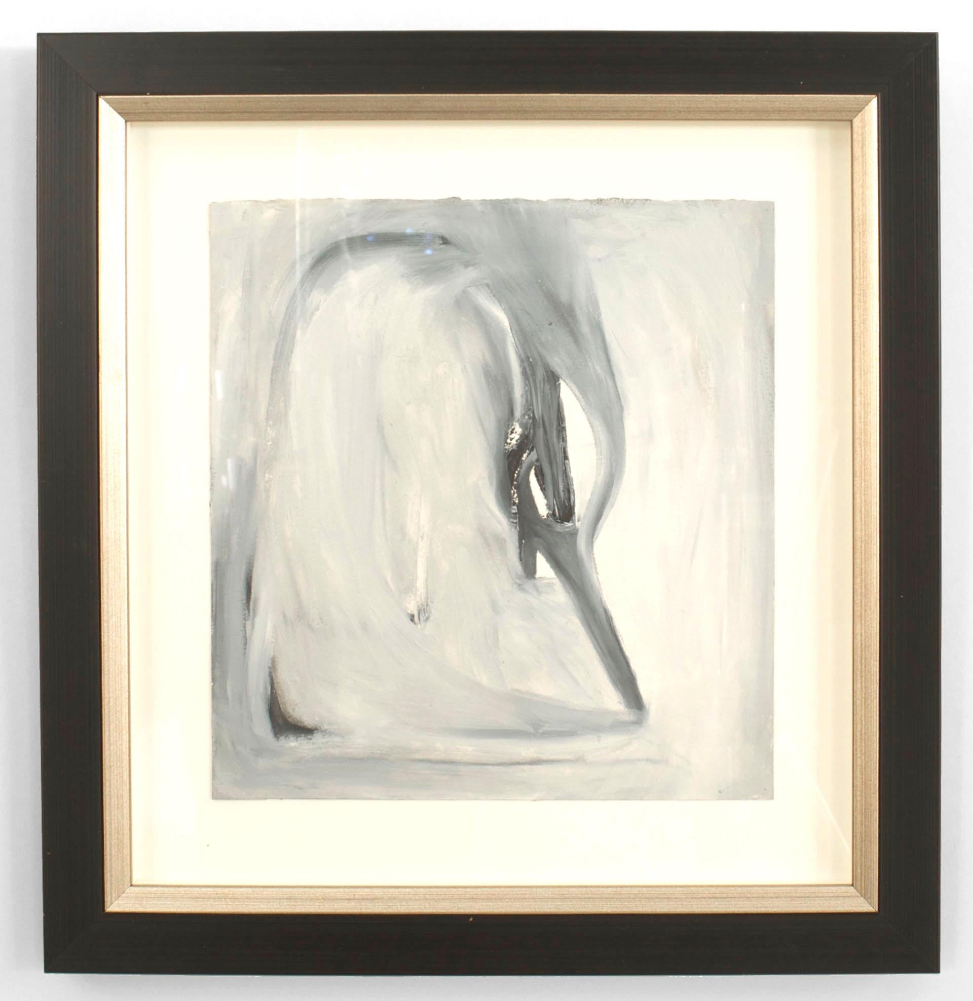 Américain Peinture à l'huile abstraite américaine d'après-guerre en vente