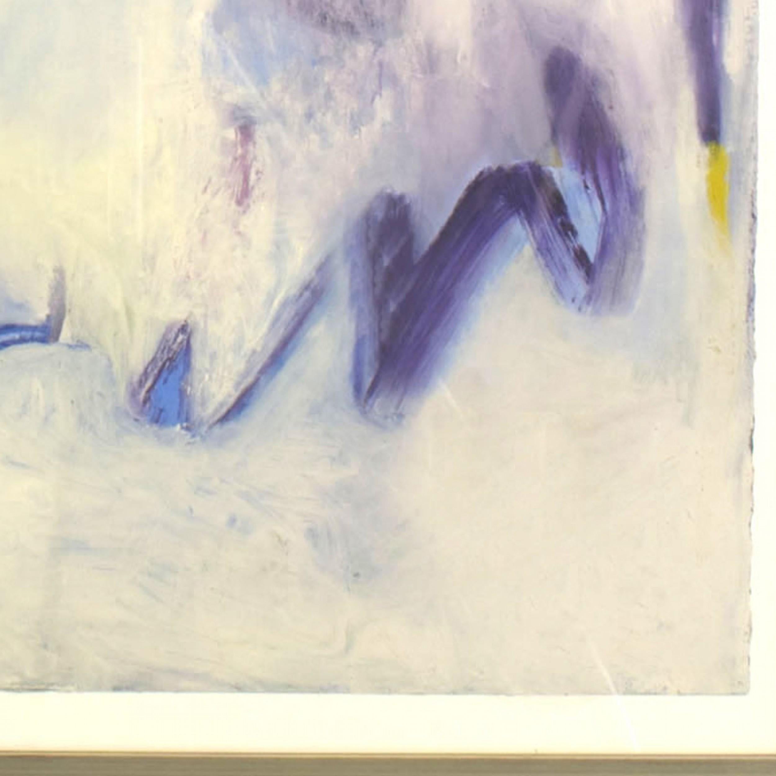 Américain Peinture à l'huile abstraite américaine d'après-guerre en vente