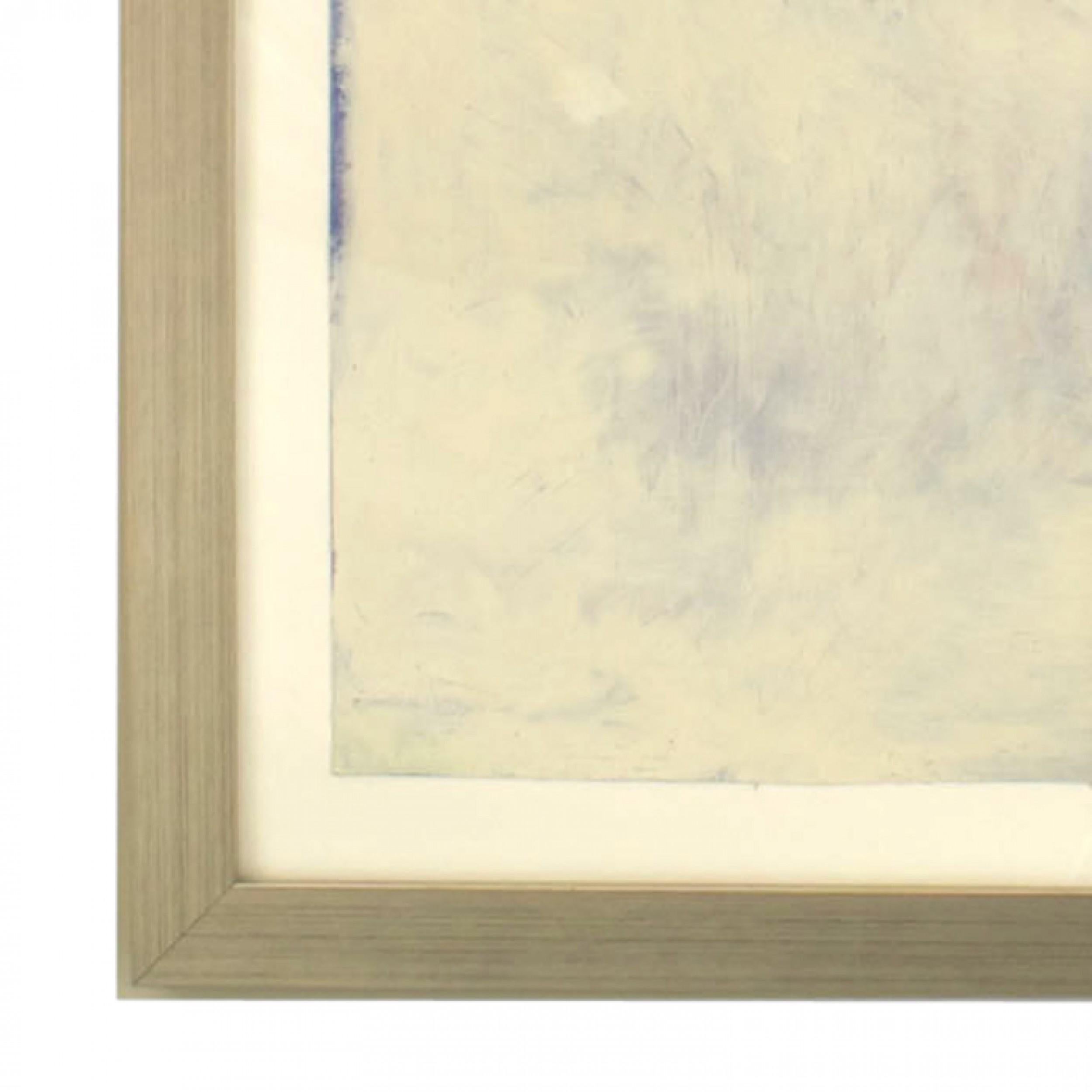 Peinture à l'huile abstraite américaine d'après-guerre Bon état - En vente à Queens, NY