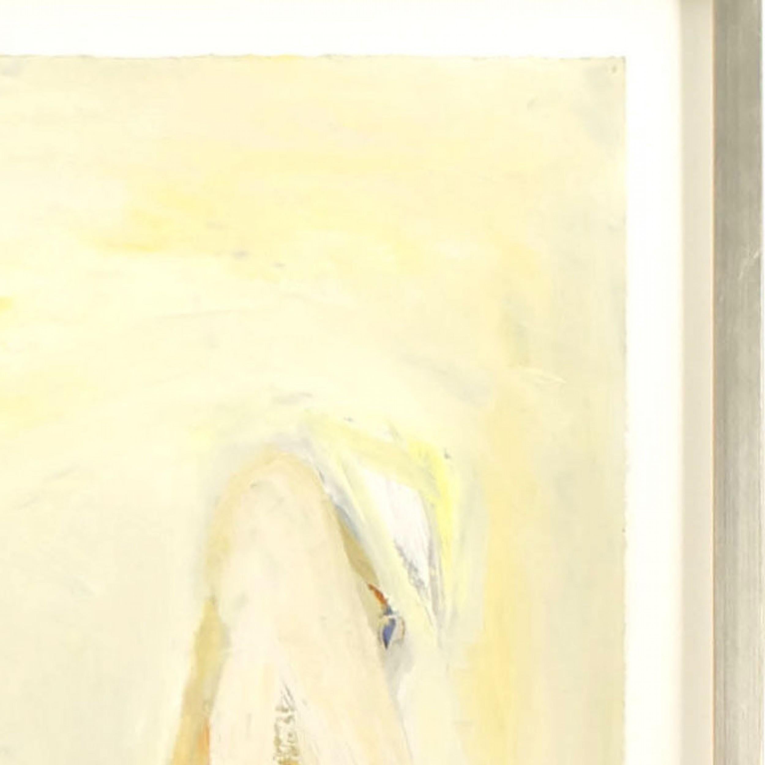 Peinture à l'huile abstraite américaine d'après-guerre Bon état - En vente à Queens, NY