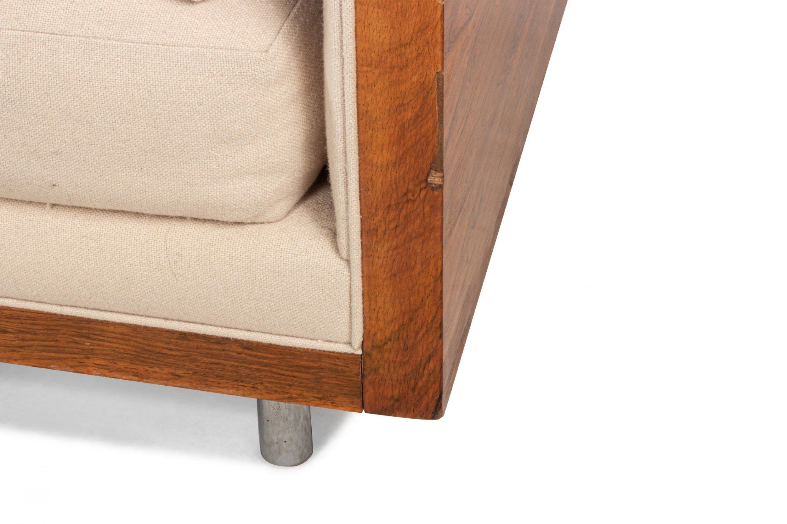 American Post-War Rosewood Loveseat For Sale 2