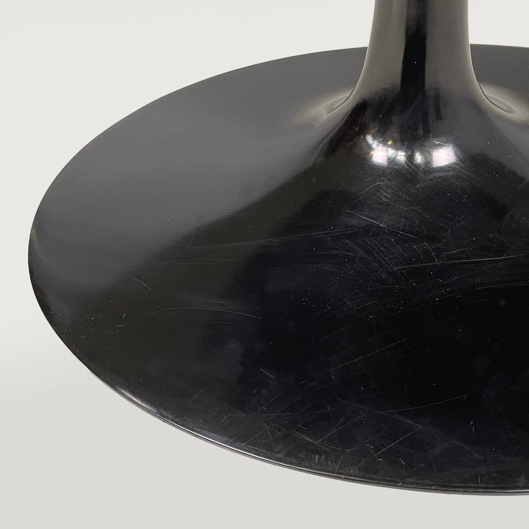 Amerikanischer postmoderner grüner Marmor-Esstisch Tulip Eero Saarinen Knoll, 1980er Jahre im Angebot 9