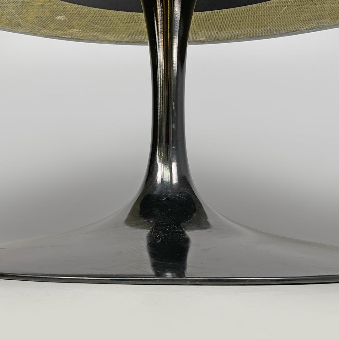 Amerikanischer postmoderner grüner Marmor-Esstisch Tulip Eero Saarinen Knoll, 1980er Jahre im Angebot 10