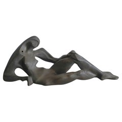 American Pottery Sculpture of a Figure by George Tudzarov 1997