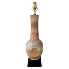 American Pottery Table Lamp, circa 1960s American Pottery Table Lamp, circa 1960s