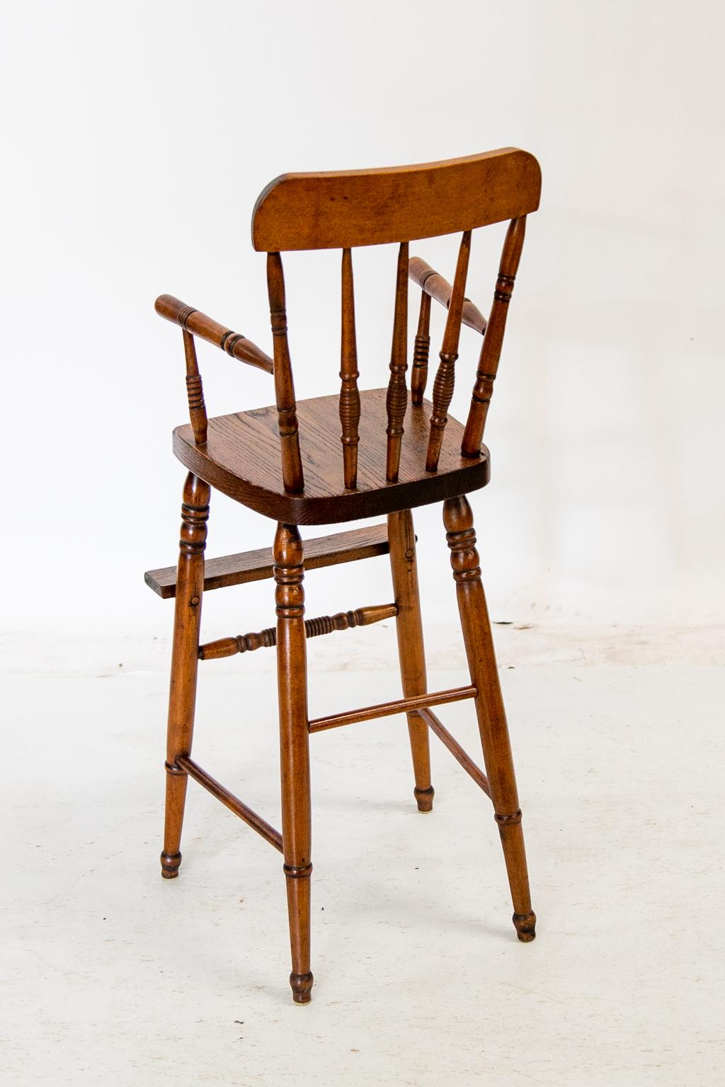 American Pressed Back High Chair For Sale 3