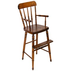 American Pressed Back High Chair