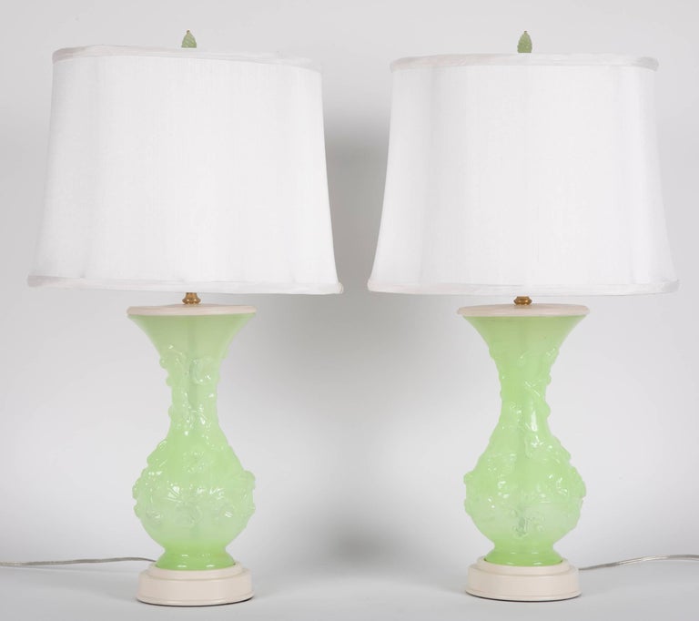 American Pressed Glass Table Lamps For Sale at 1stDibs