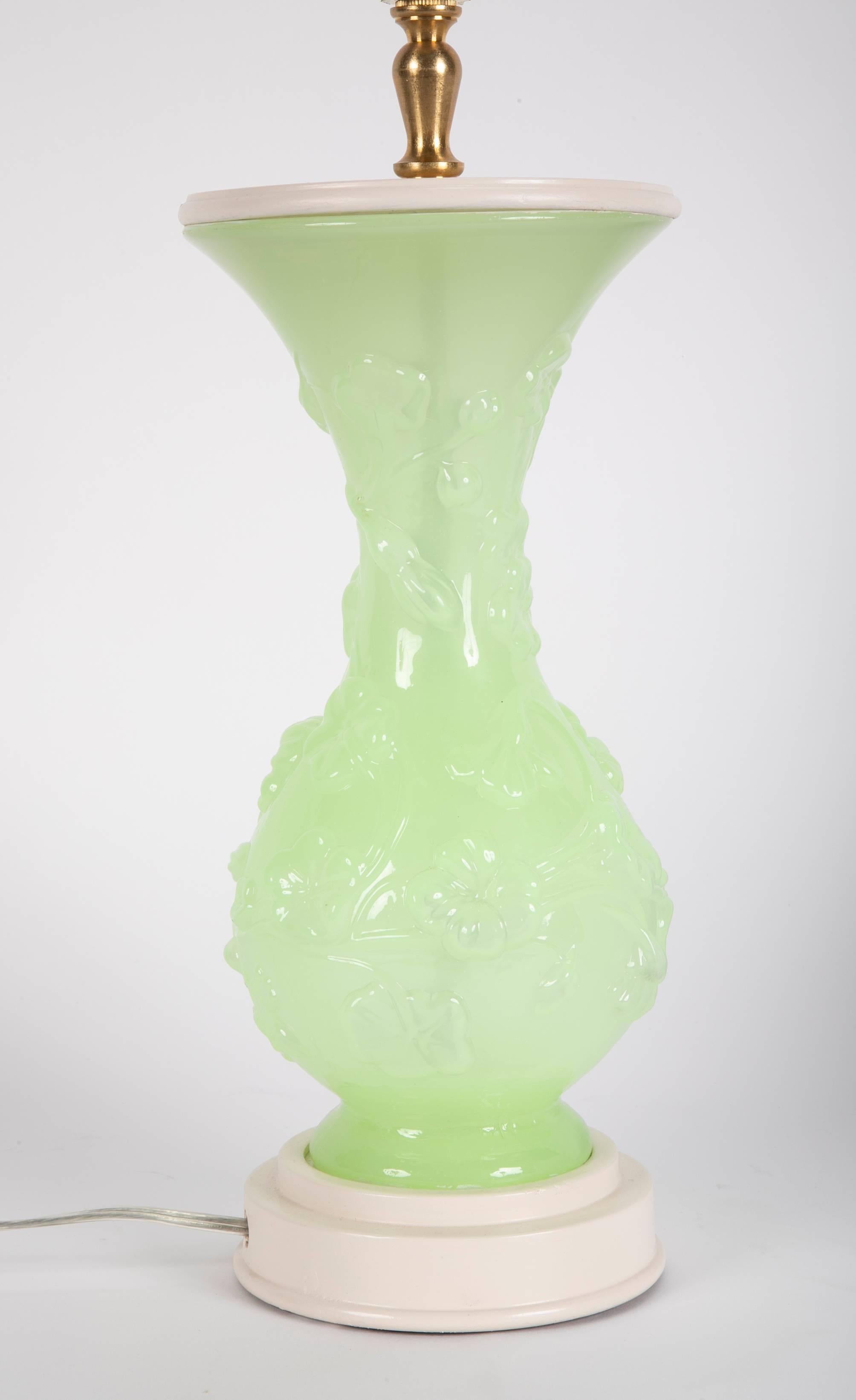 Amerikanische Vasen aus Pressglas, jetzt Tischlampen im Angebot 4