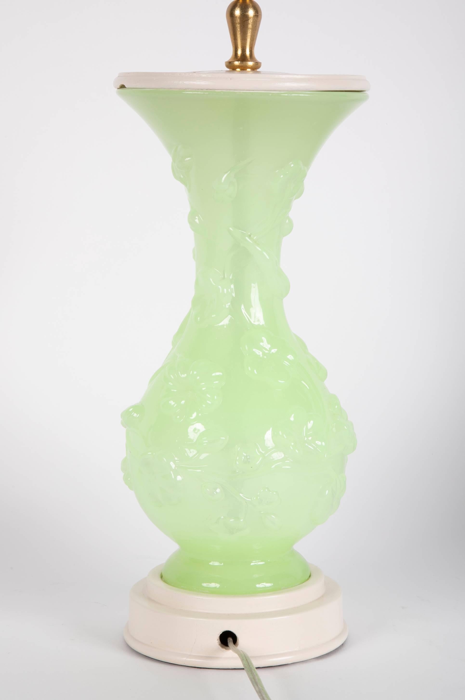 American Pressed Glass Vases now Table Lamps For Sale 8