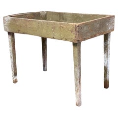 Antique American Primitive Pine Potting Table