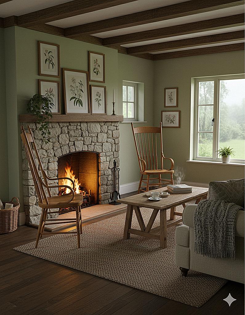 American Primitive Spindle Back Arm Chairs(Pair) im Angebot 12