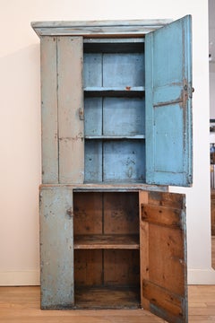 American Primitive Stepback Cupboard