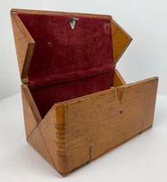 American Dovetailed Puzzle Box Dated February 19, 1889