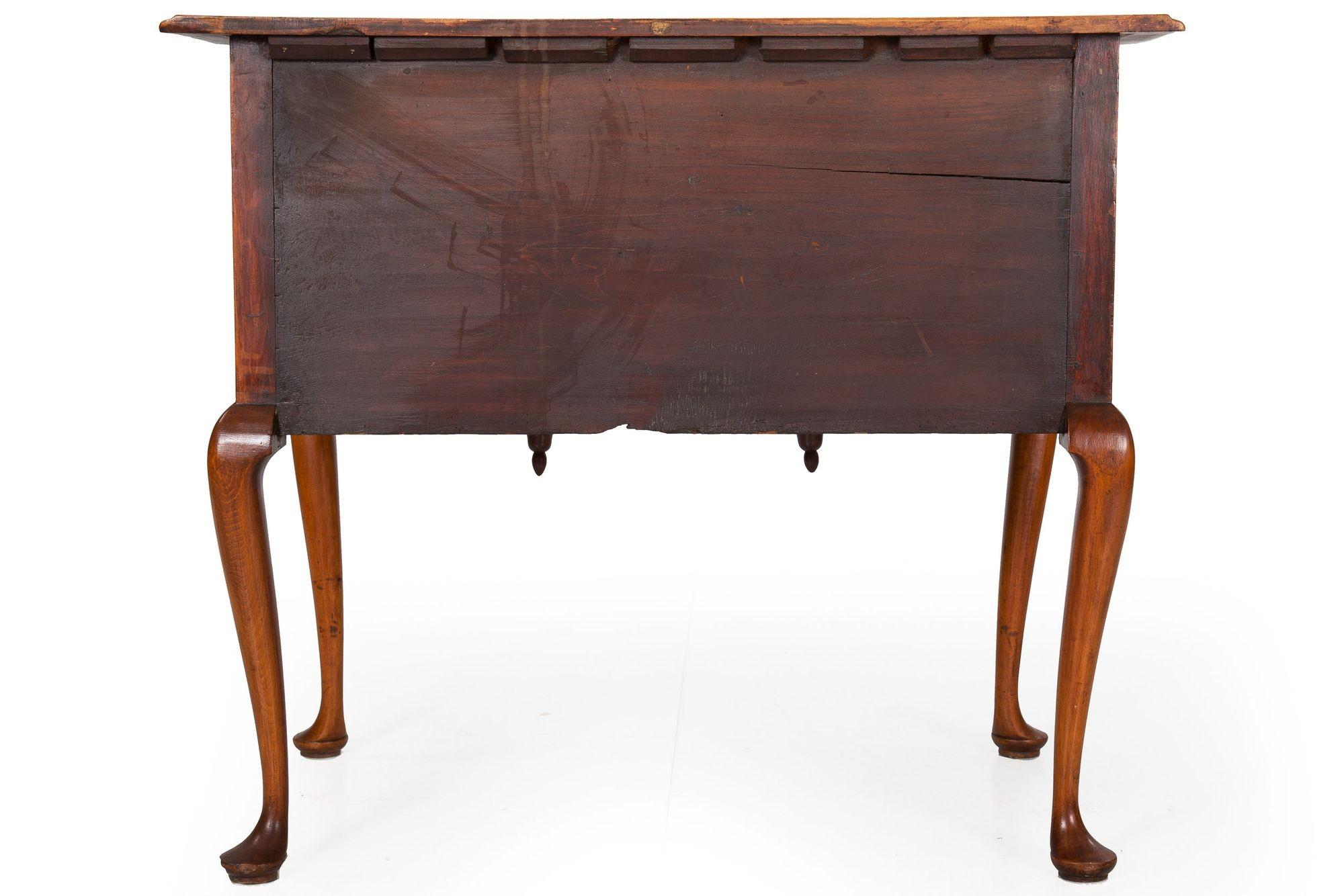 18th Century and Earlier American Queen Anne Cherry Lowboy Dressing Table circa 1740-60