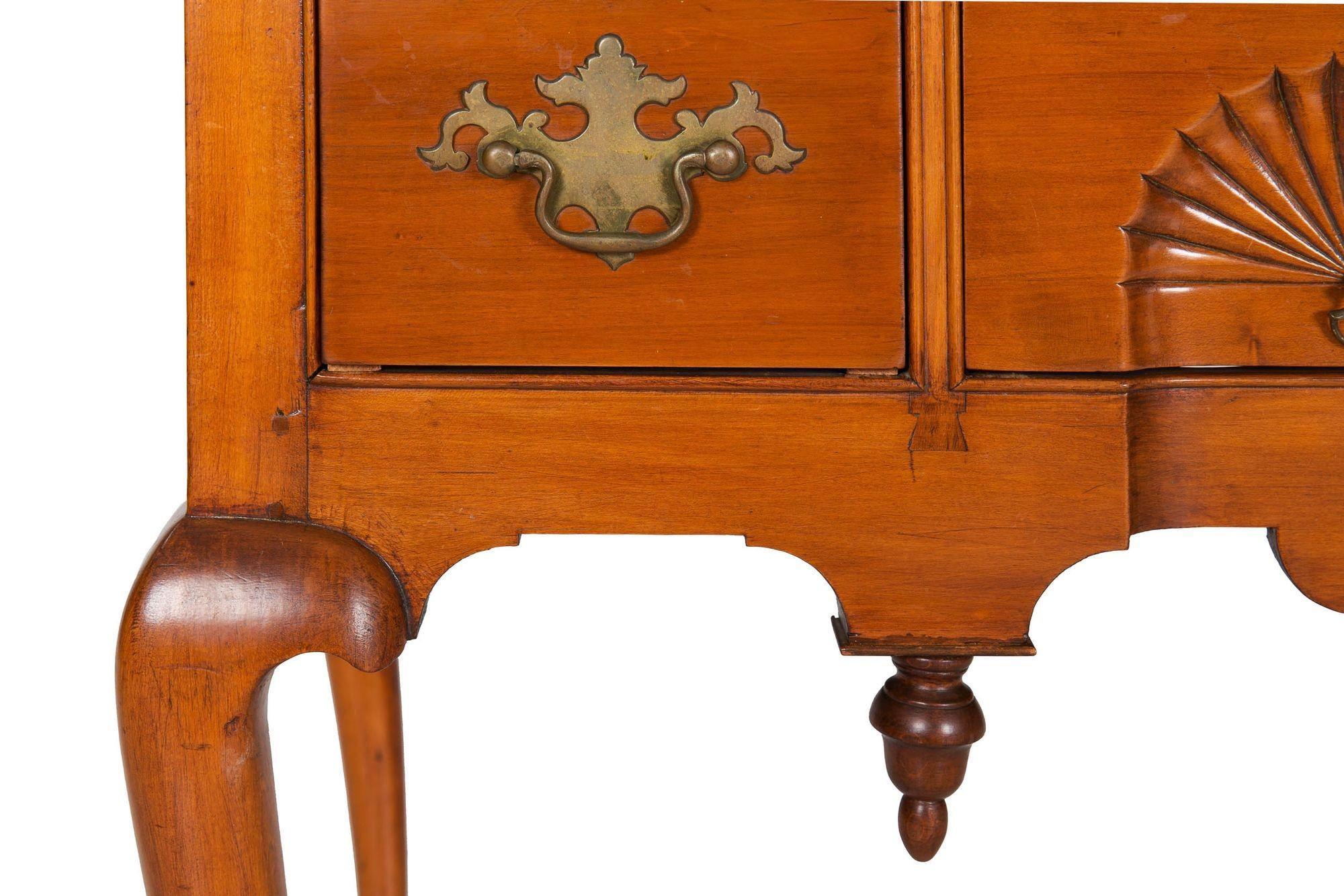 American Queen Anne Cherry Lowboy Dressing Table circa 1740-60 2