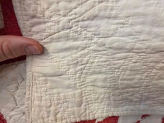 American Quilt of Undocumented Pattern Circa 1875