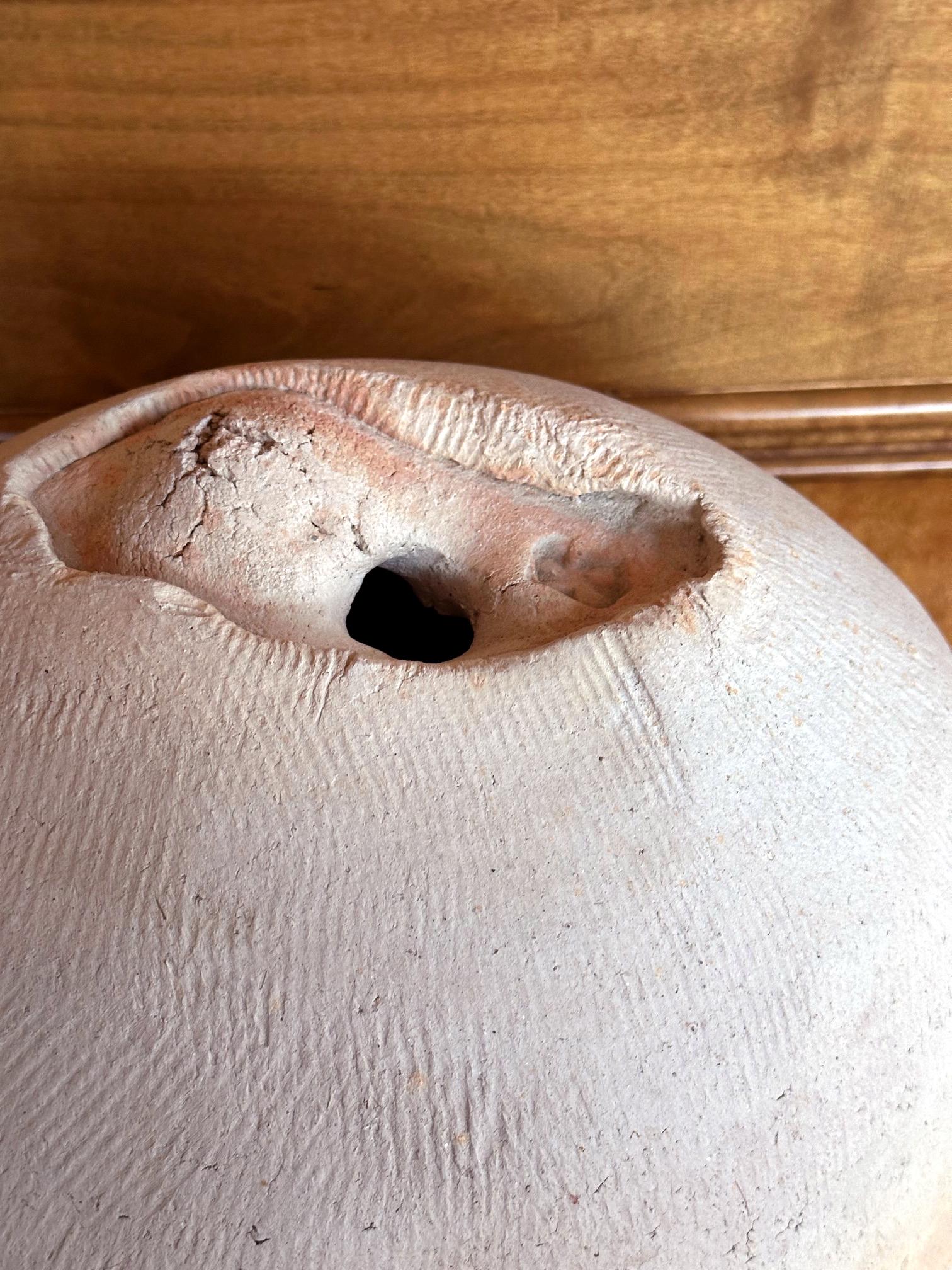 American Raku Pottery Vessel by Paul Soldner For Sale 7