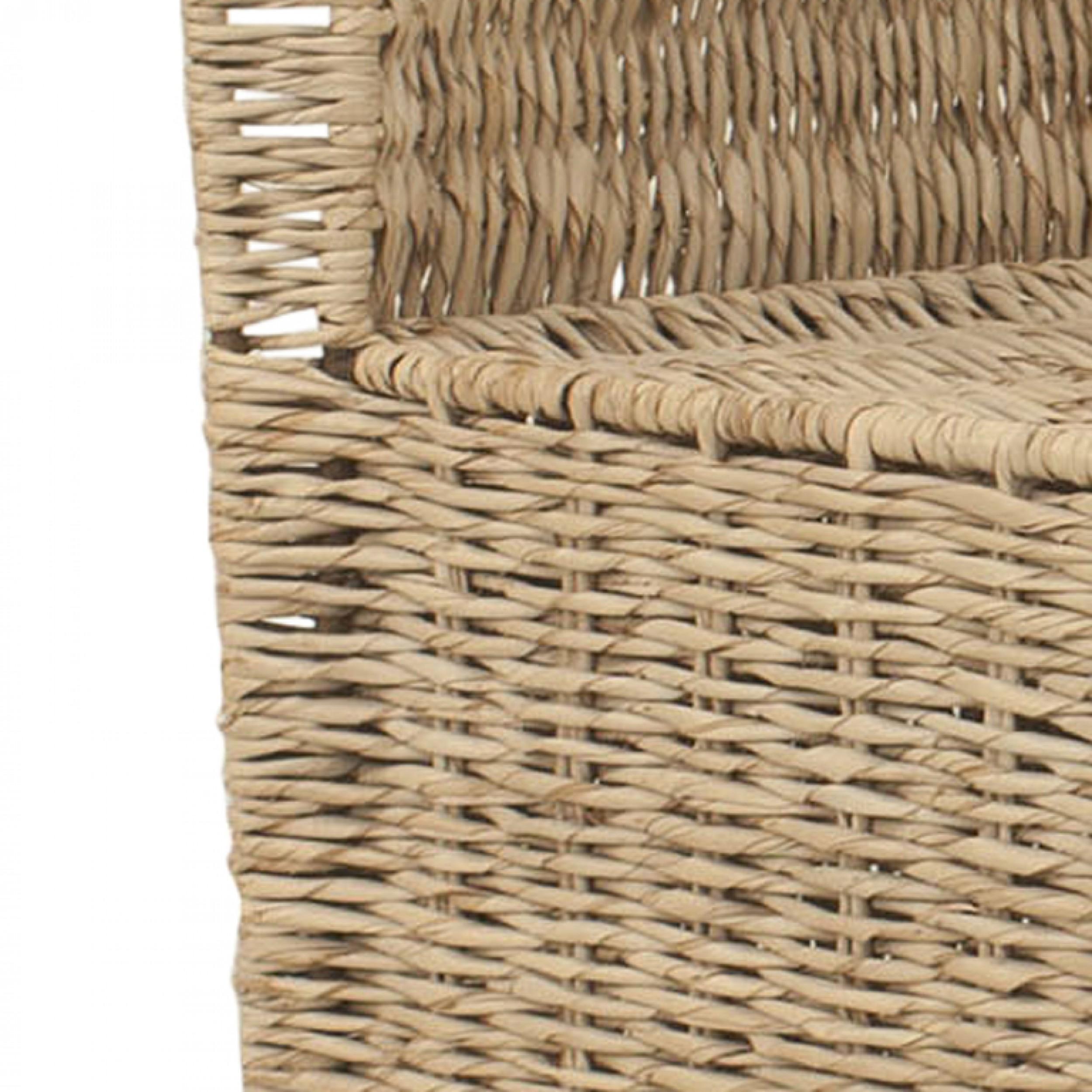 Mid-Century Modern American Rattan Woven Loveseat