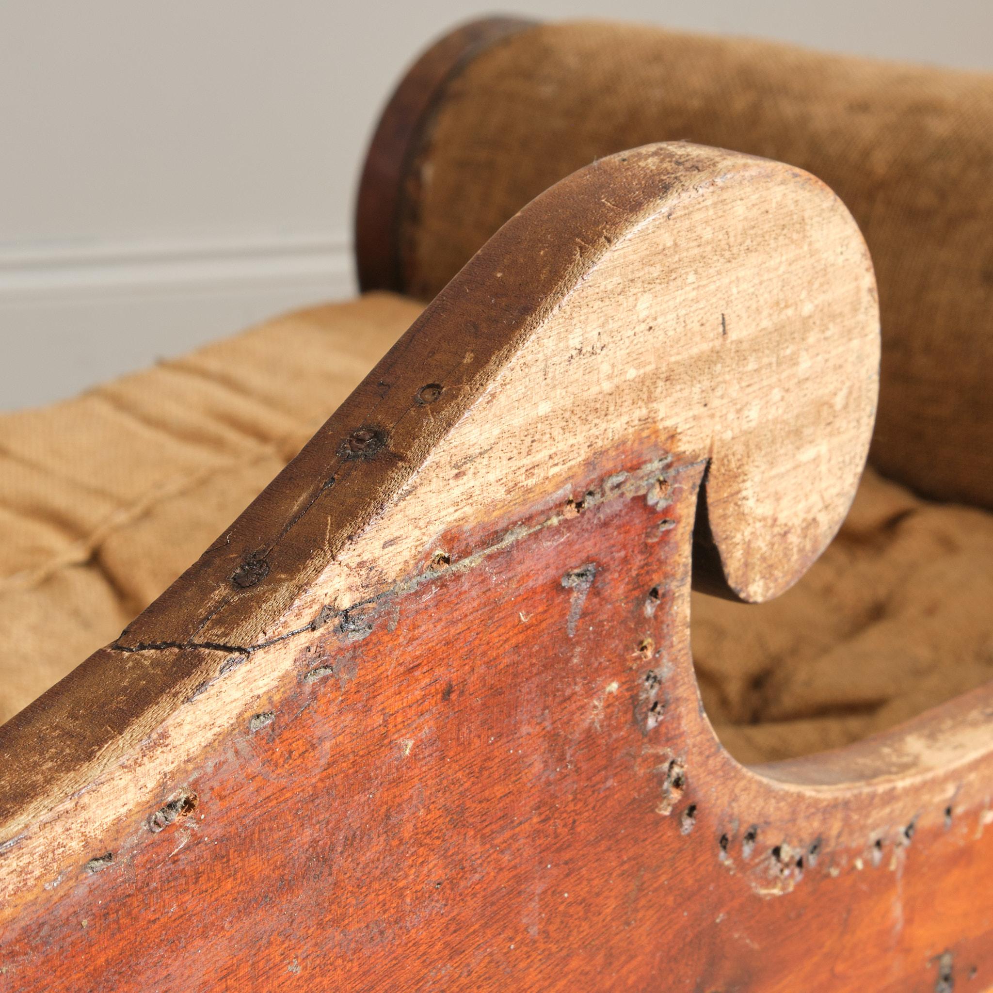 Chaise longue Recamier americana Regency c1825 in vendita 4
