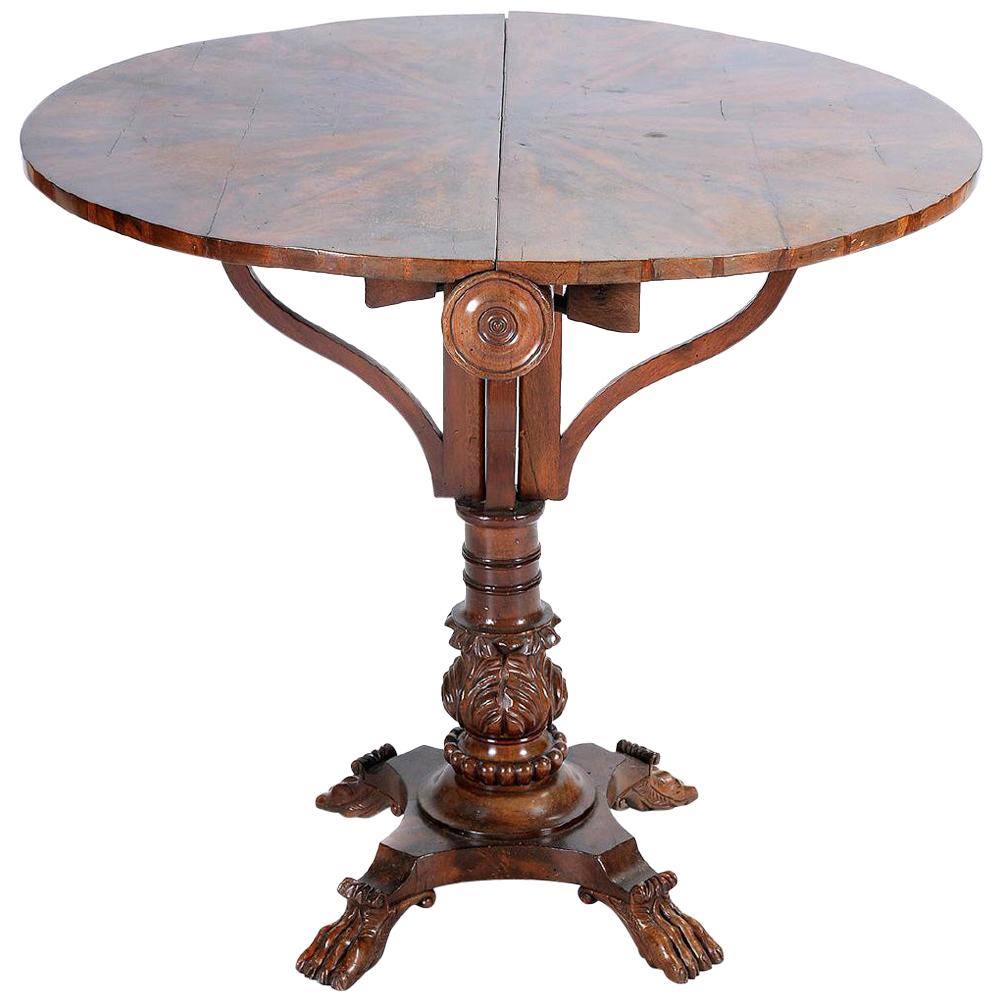 American Renaissance Revival Butterfly Table, 19th Century